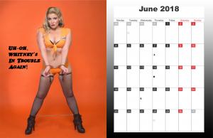 misswhitneymorgan.com - Miss Whitney Morgan June 2018 Desktop Calendar thumbnail